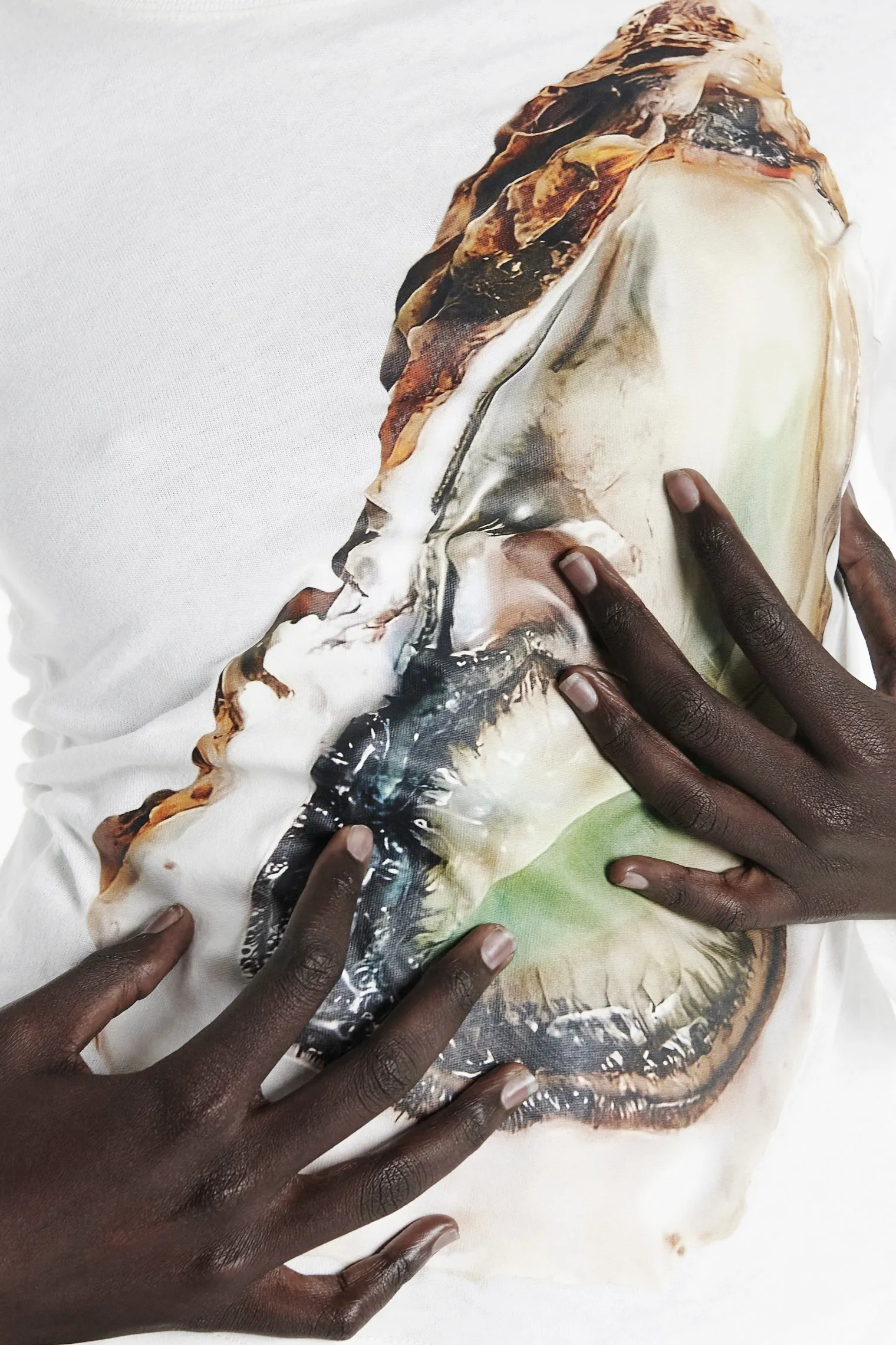 Oyster Long Sleeve Tee Off White