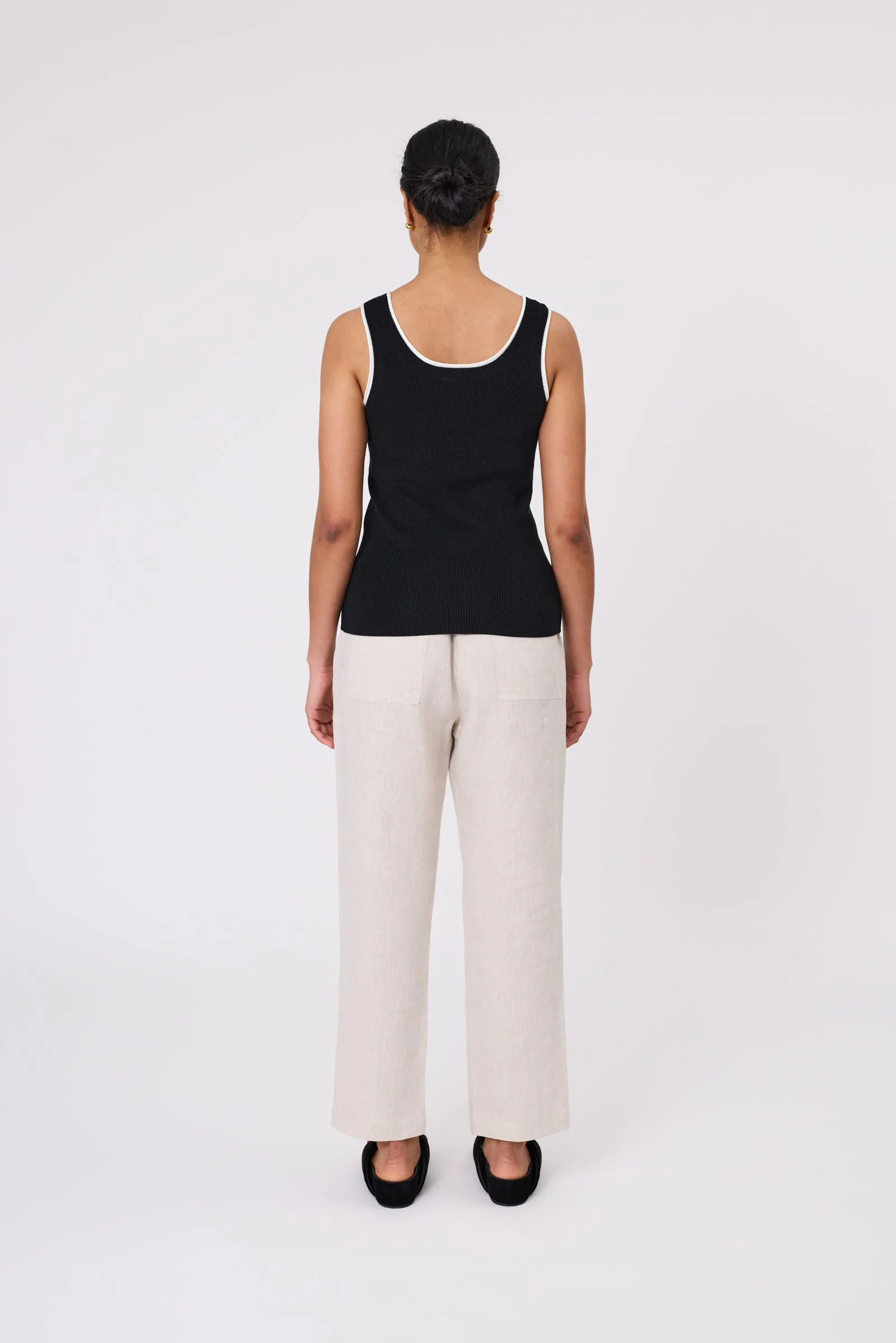 Paradise Linen Pant - Natural