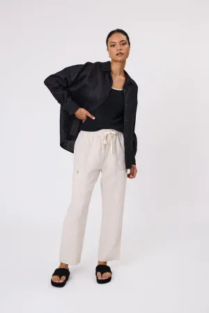 Paradise Linen Pant - Natural