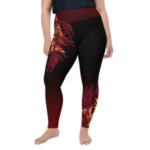 Passions Ombre Plus Size Yoga Leggings
