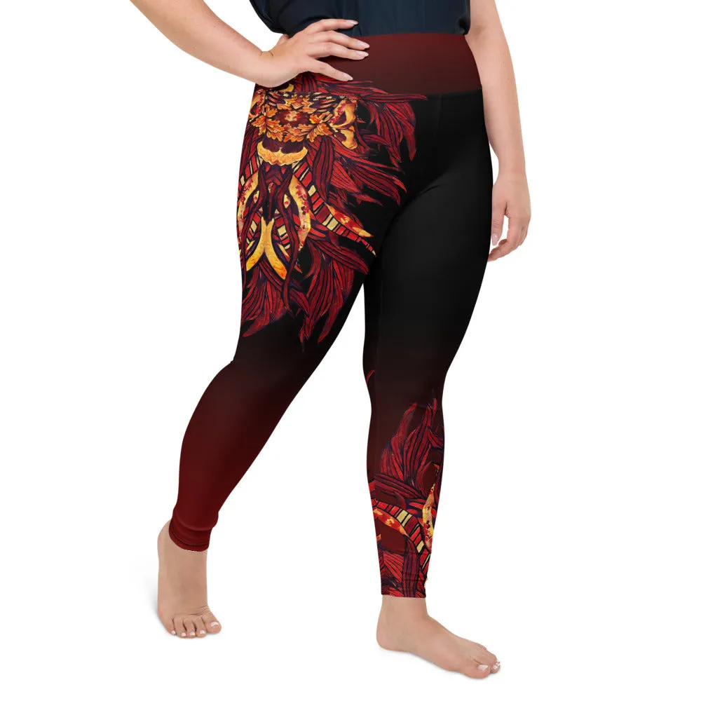 Passions Ombre Plus Size Yoga Leggings
