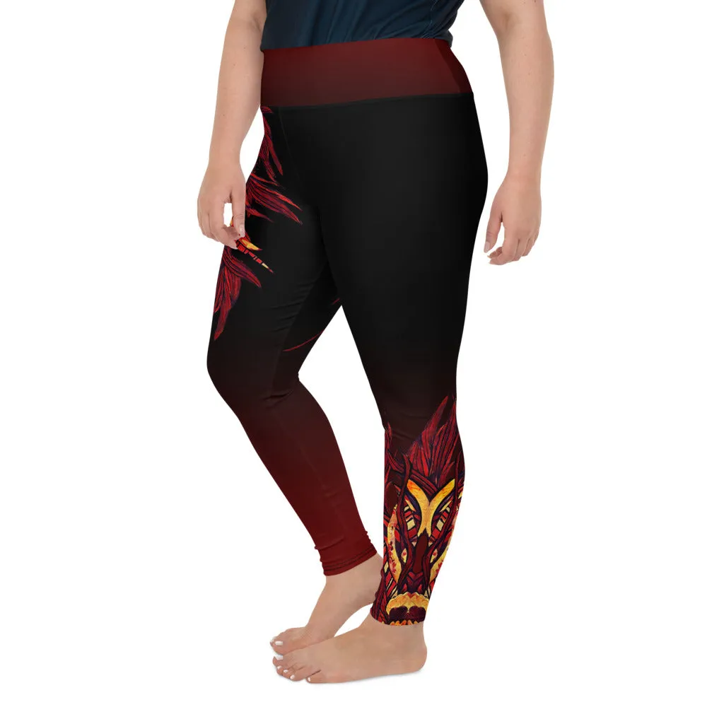 Passions Ombre Plus Size Yoga Leggings