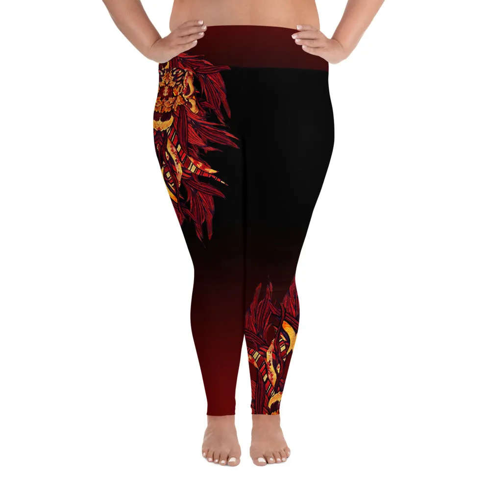 Passions Ombre Plus Size Yoga Leggings