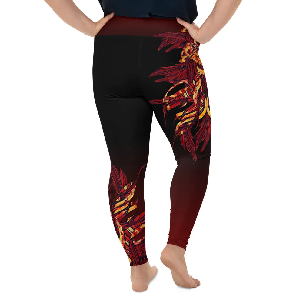 Passions Ombre Plus Size Yoga Leggings