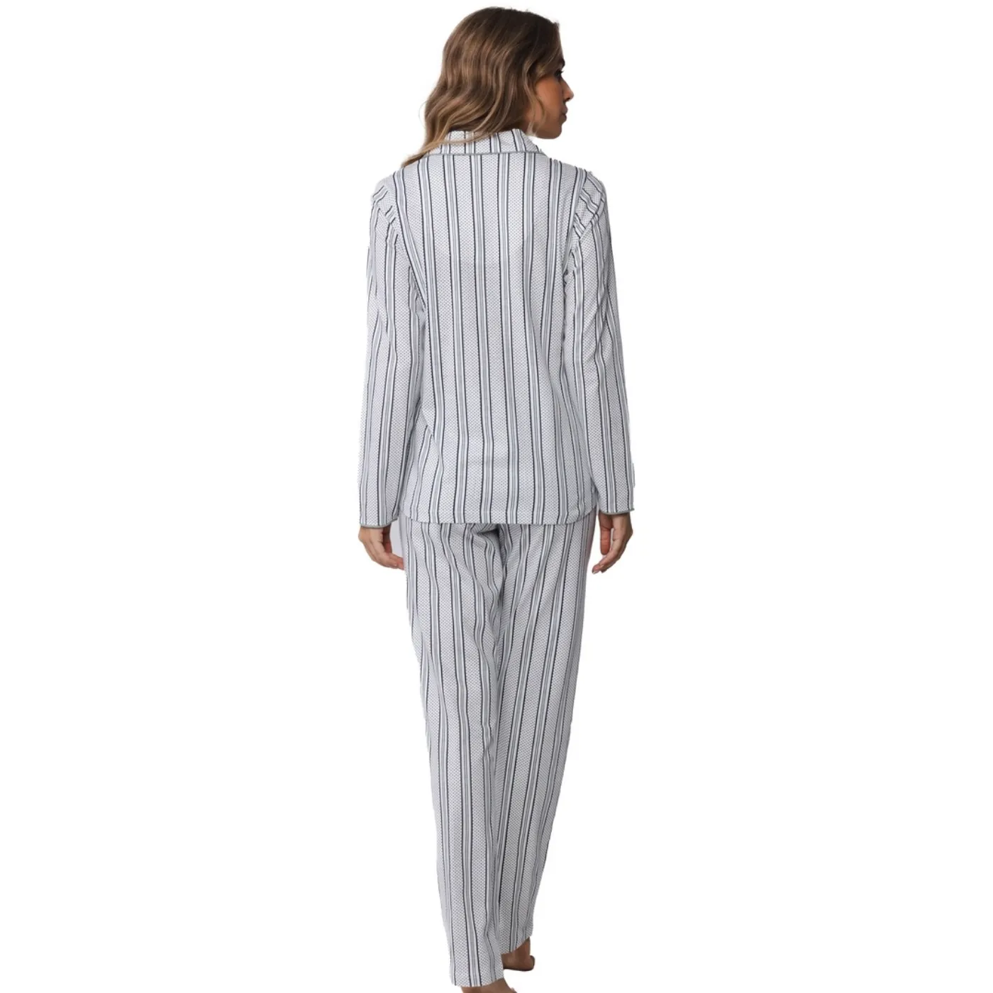 Pastunette Modern Stripes Full Button Pyjamas