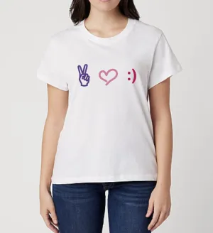 Peace Love Happiness Manifestation Tee