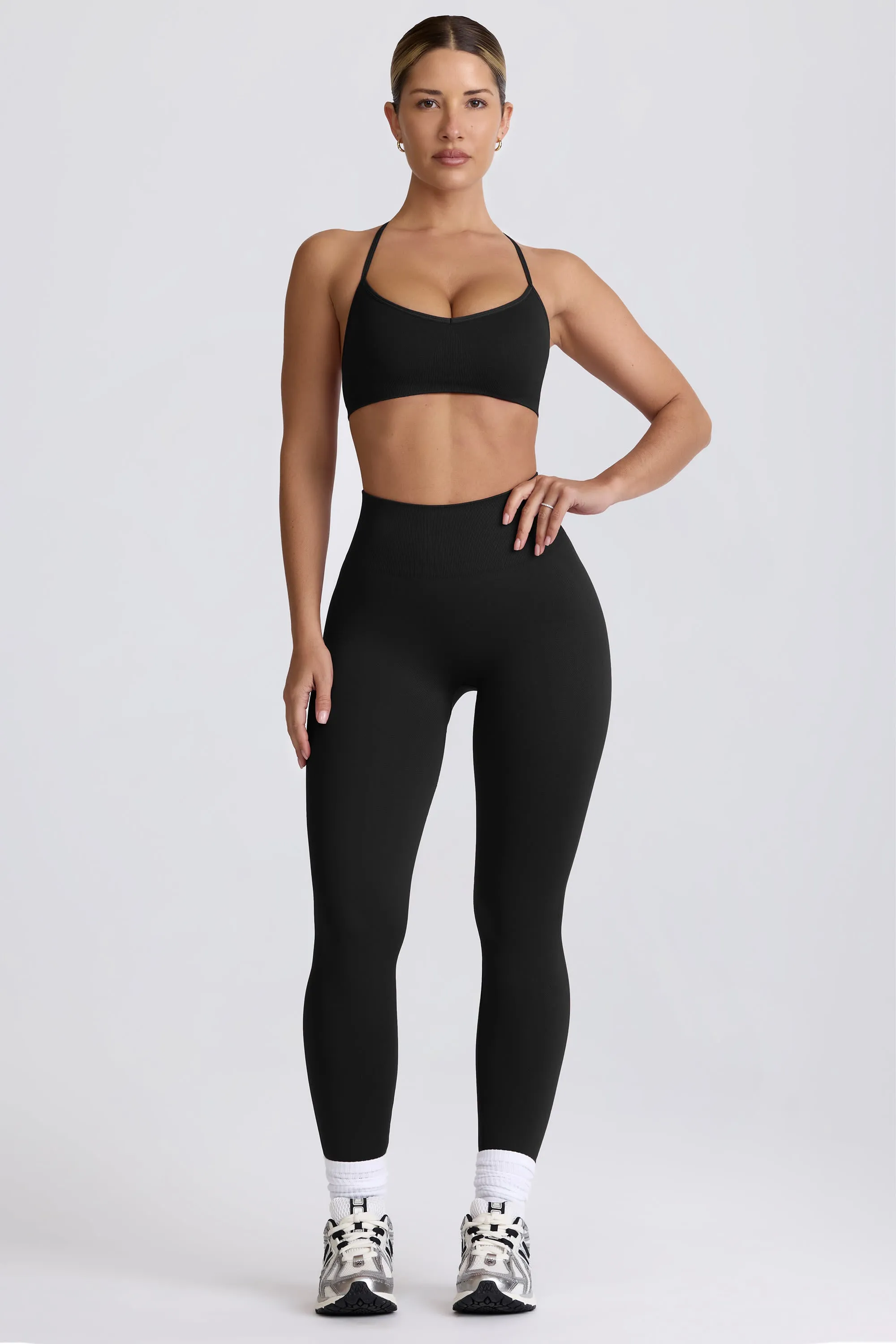 Petite Super Sculpt Seamless Leggings in Black