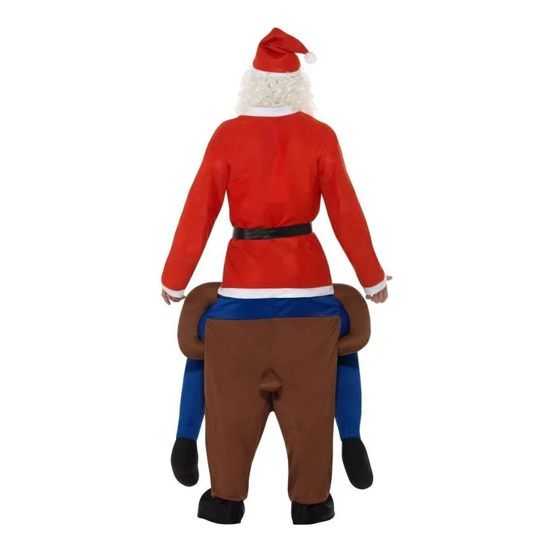 Piggyback Reindeer Rudolf Costume
