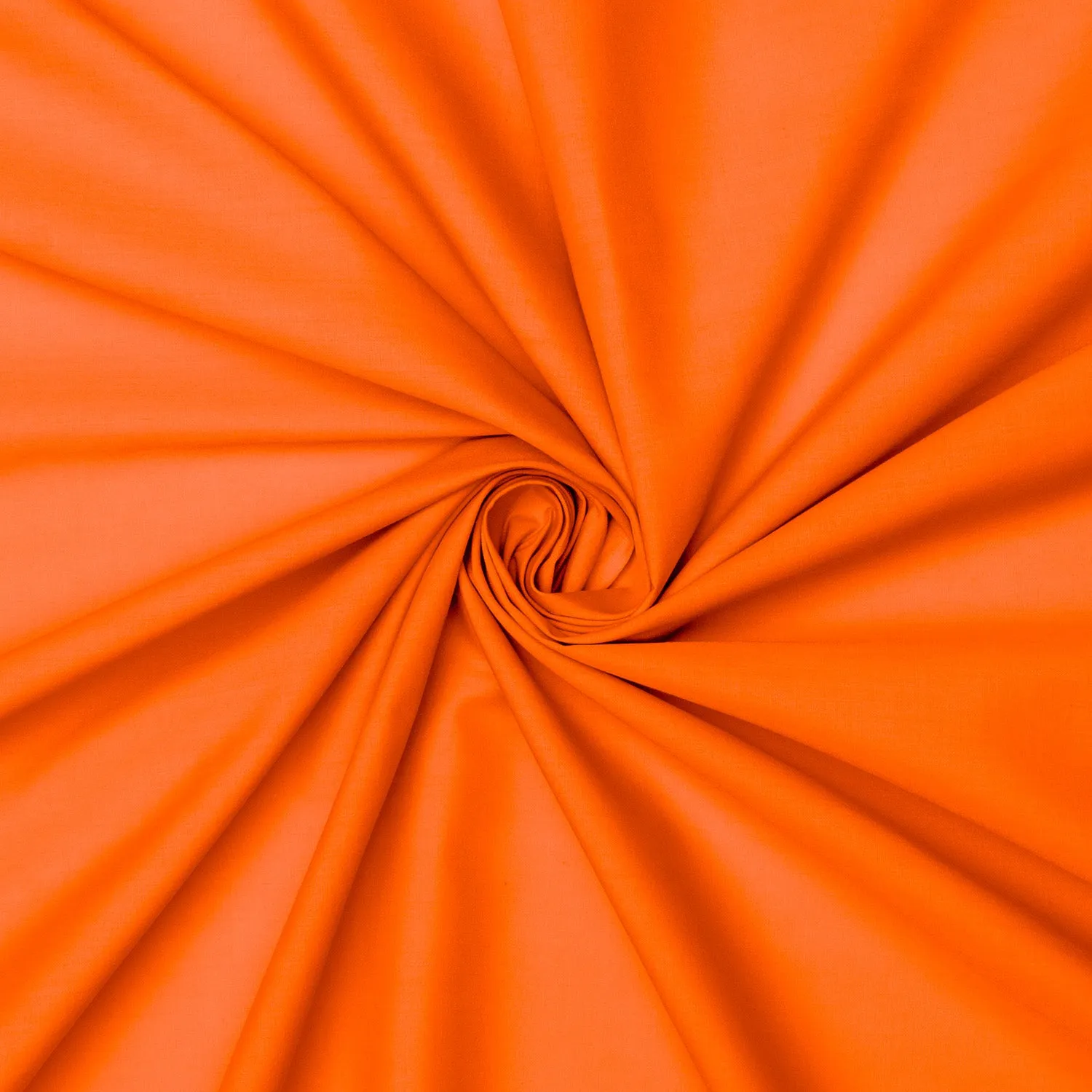 Plain Polycotton Orange #35