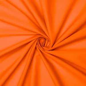 Plain Polycotton Orange #35