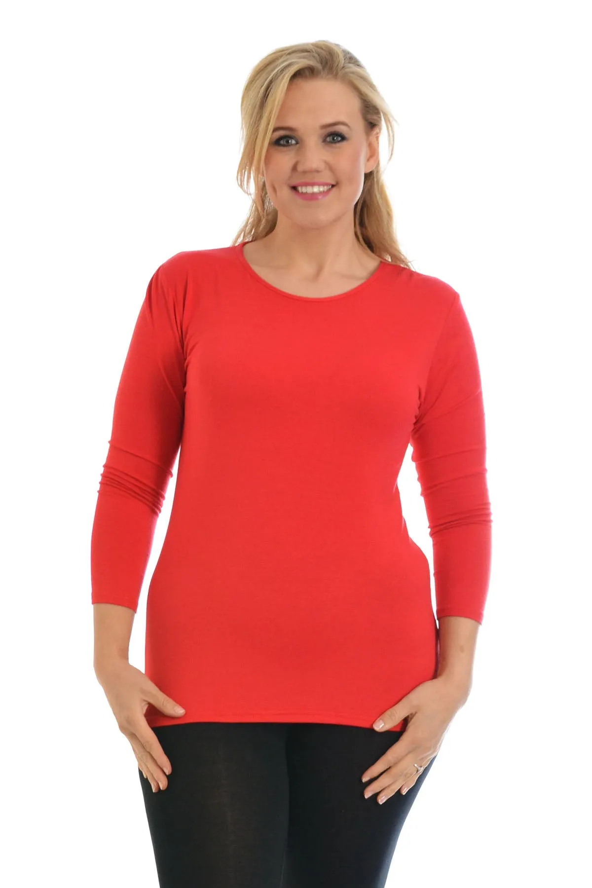 Plus Size Long Sleeve T-Shirt Top