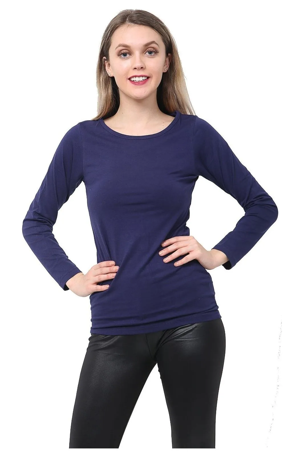 Plus Size Long Sleeve T-Shirt Top