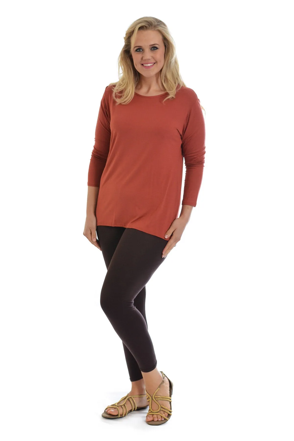 Plus Size Long Sleeve T-Shirt Top