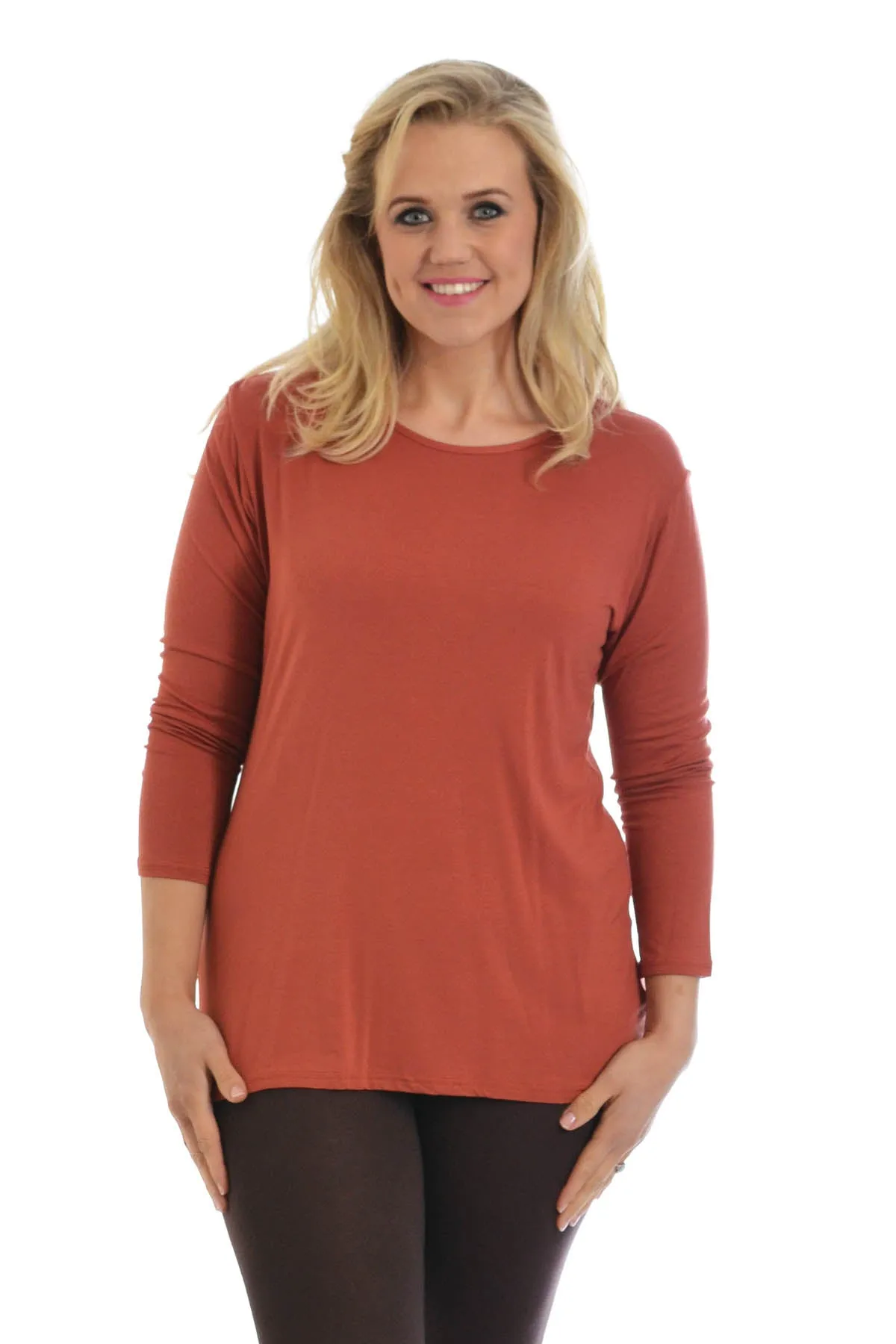 Plus Size Long Sleeve T-Shirt Top