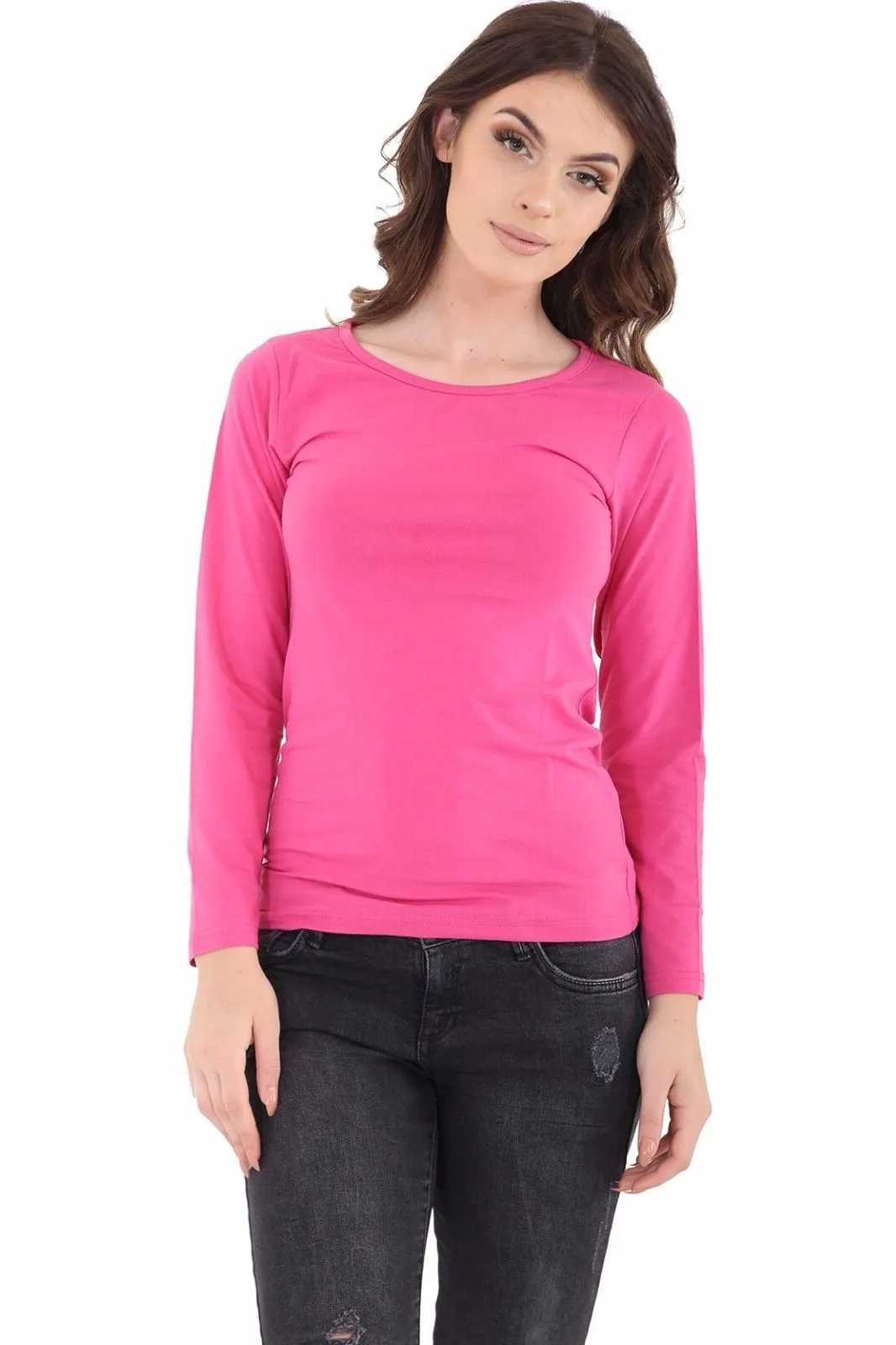 Plus Size Long Sleeve T-Shirt Top