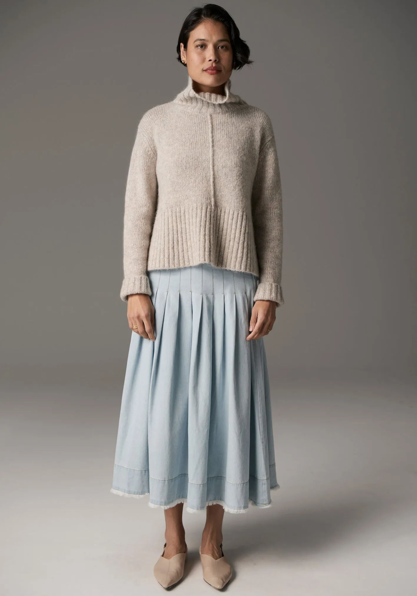 POL Grove High Neck Knit