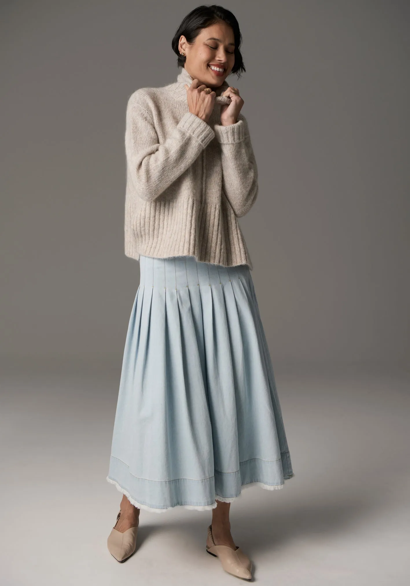 POL Grove High Neck Knit