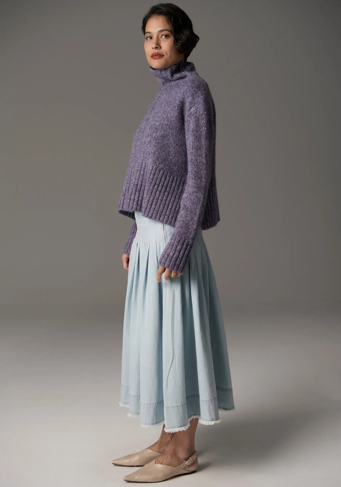 POL Grove High Neck Knit