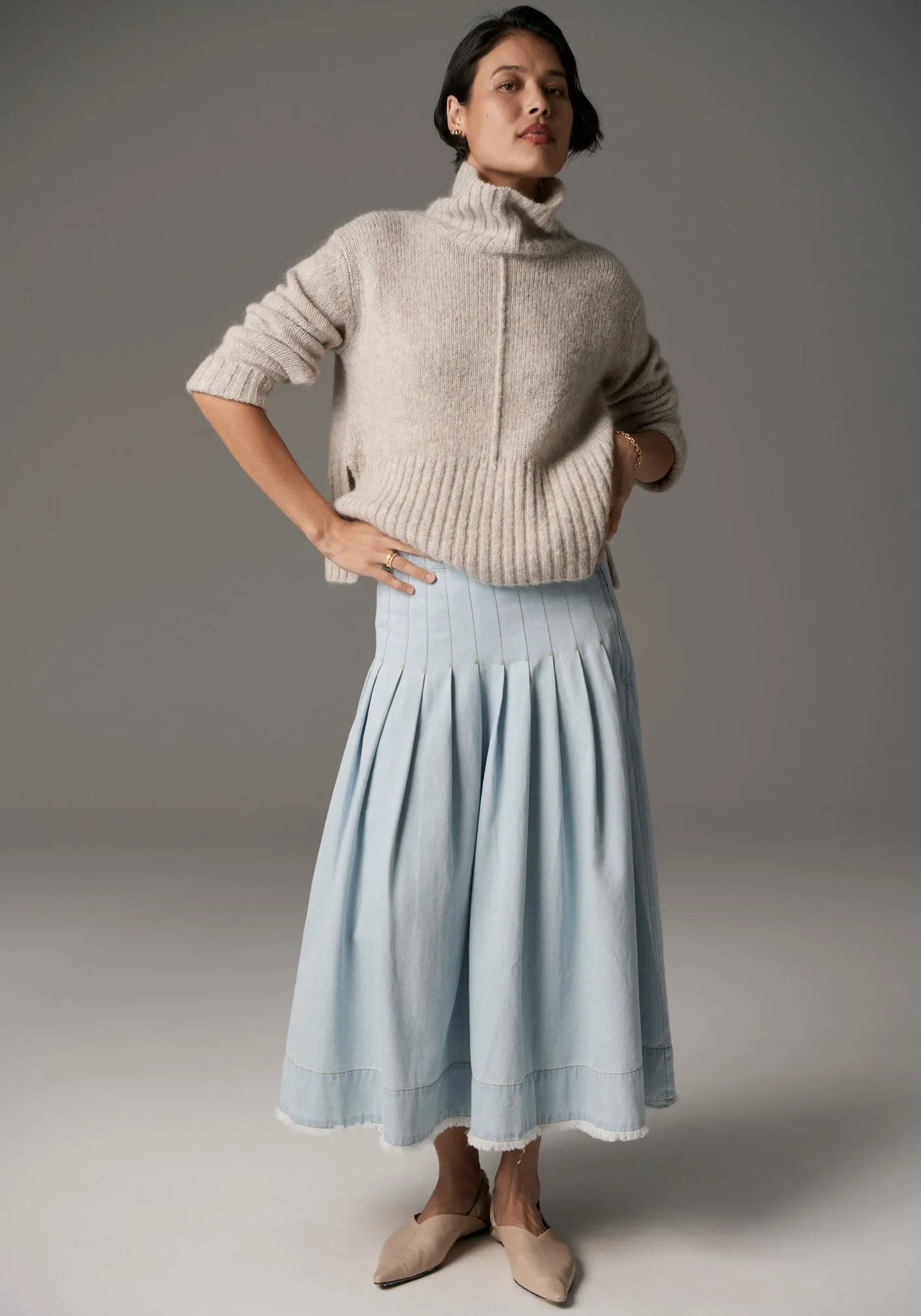 POL Grove High Neck Knit