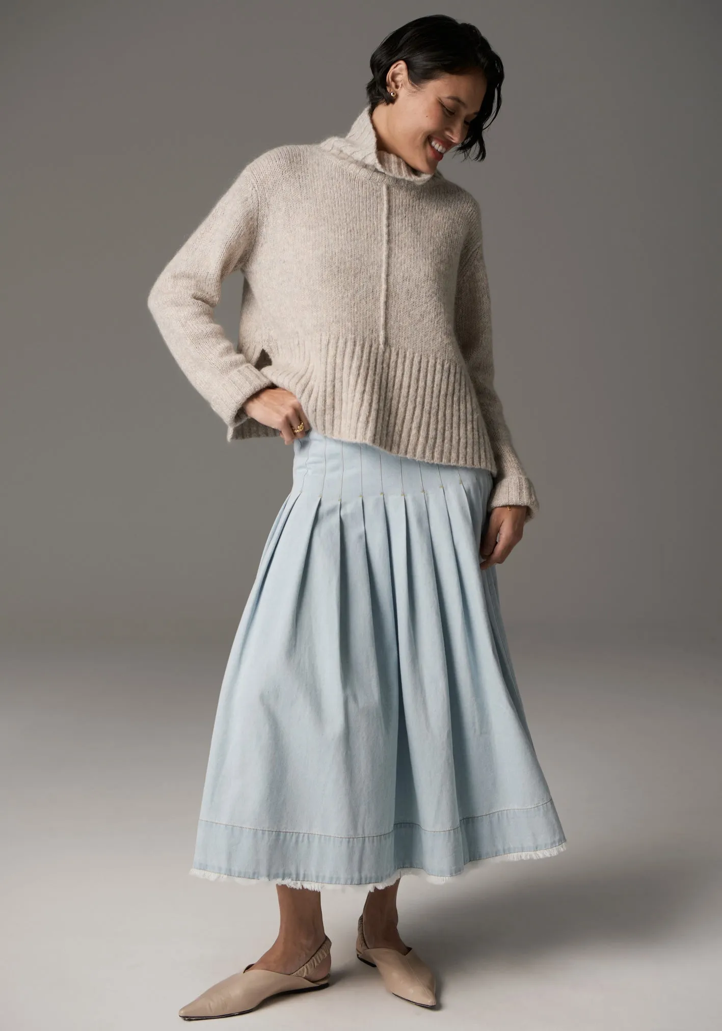 POL Grove High Neck Knit