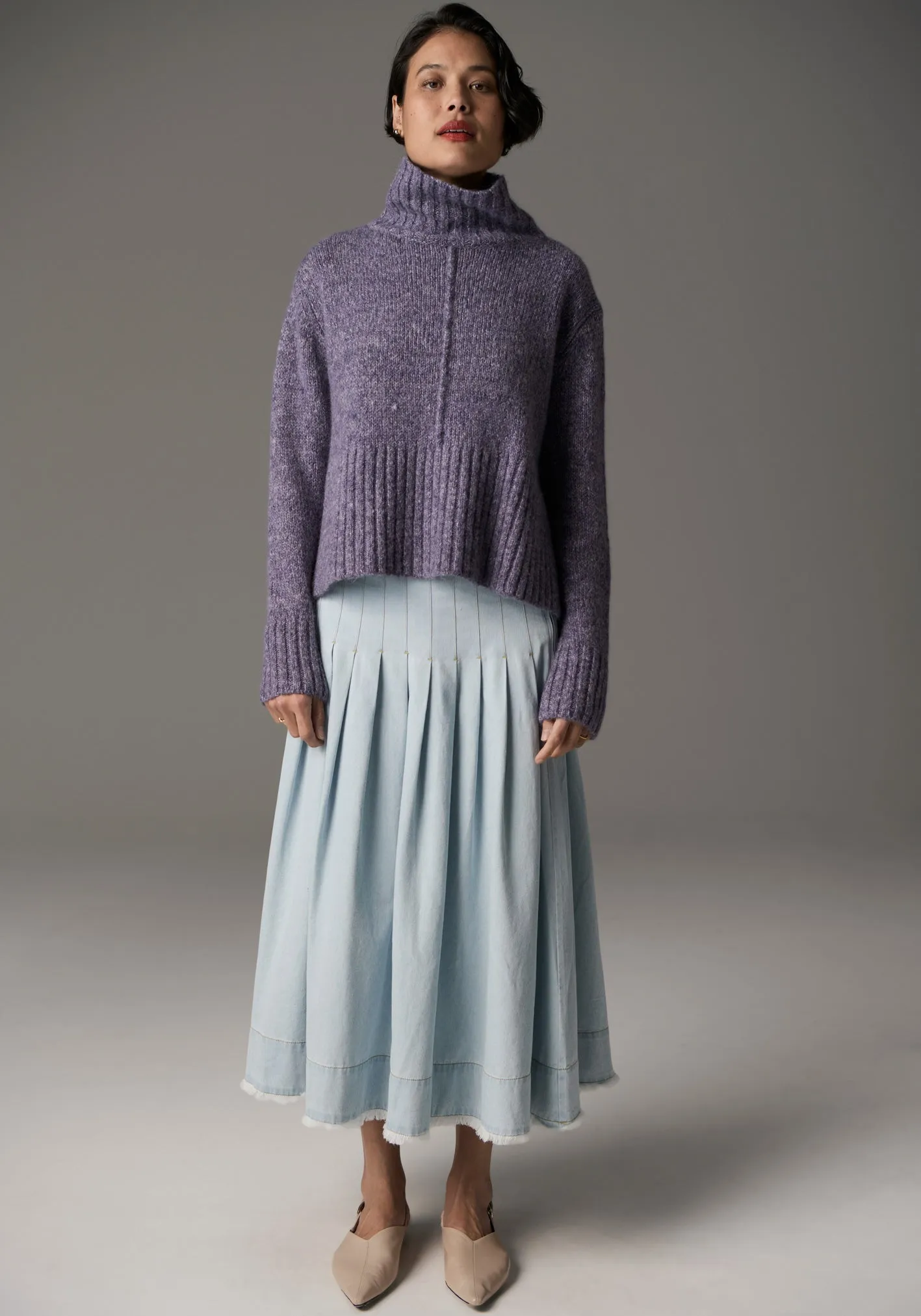 POL Grove High Neck Knit