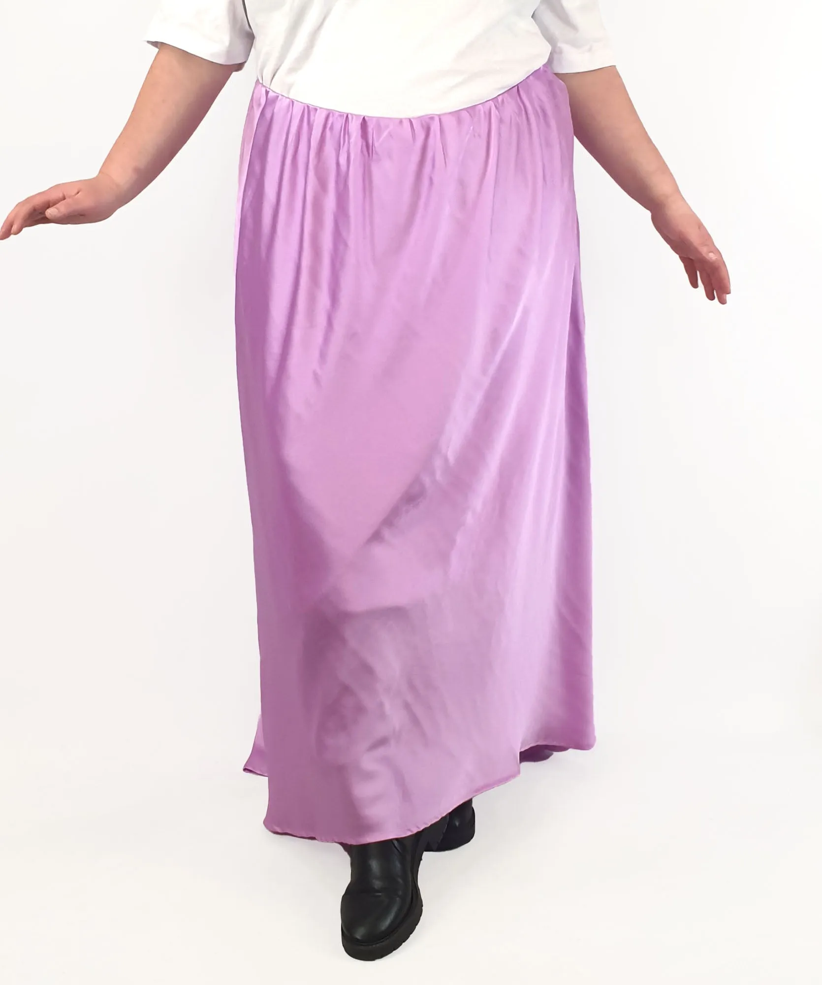 Proud Poppy purple silky feel skirt size 28