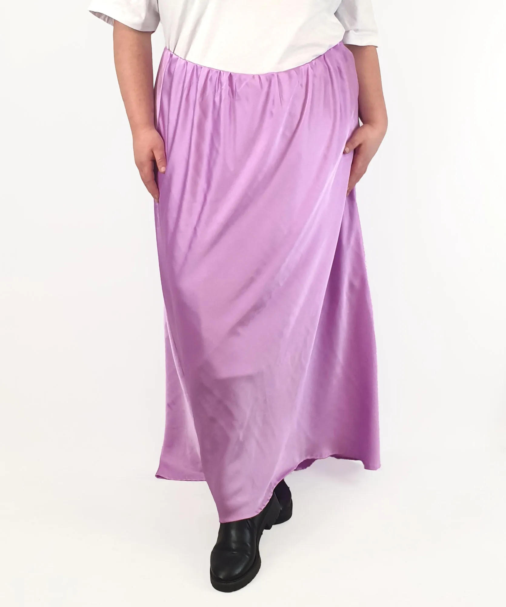 Proud Poppy purple silky feel skirt size 28