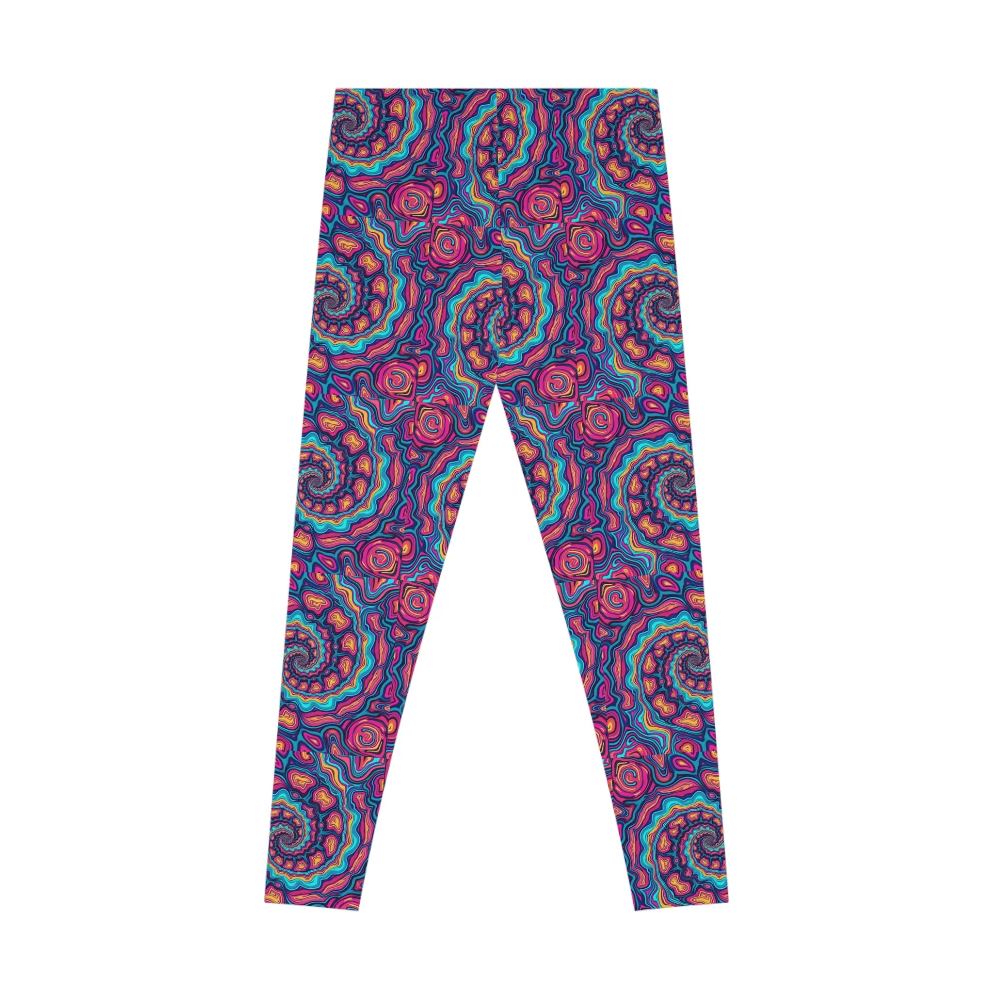 Psychedelic Swirl Stretchy Leggings