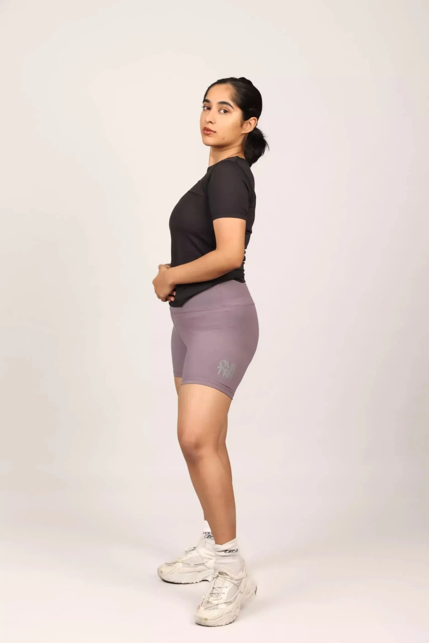 Purple Grey Shorts