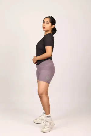Purple Grey Shorts
