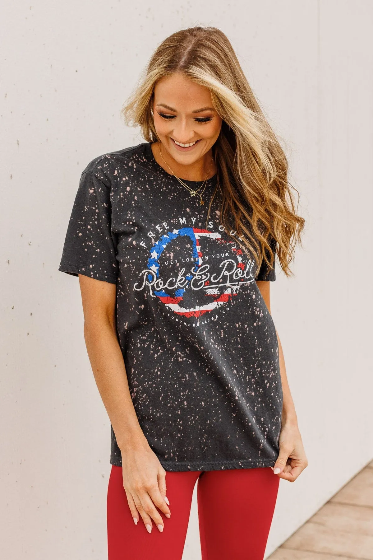 "Free My Soul" Graphic Tee- Black
