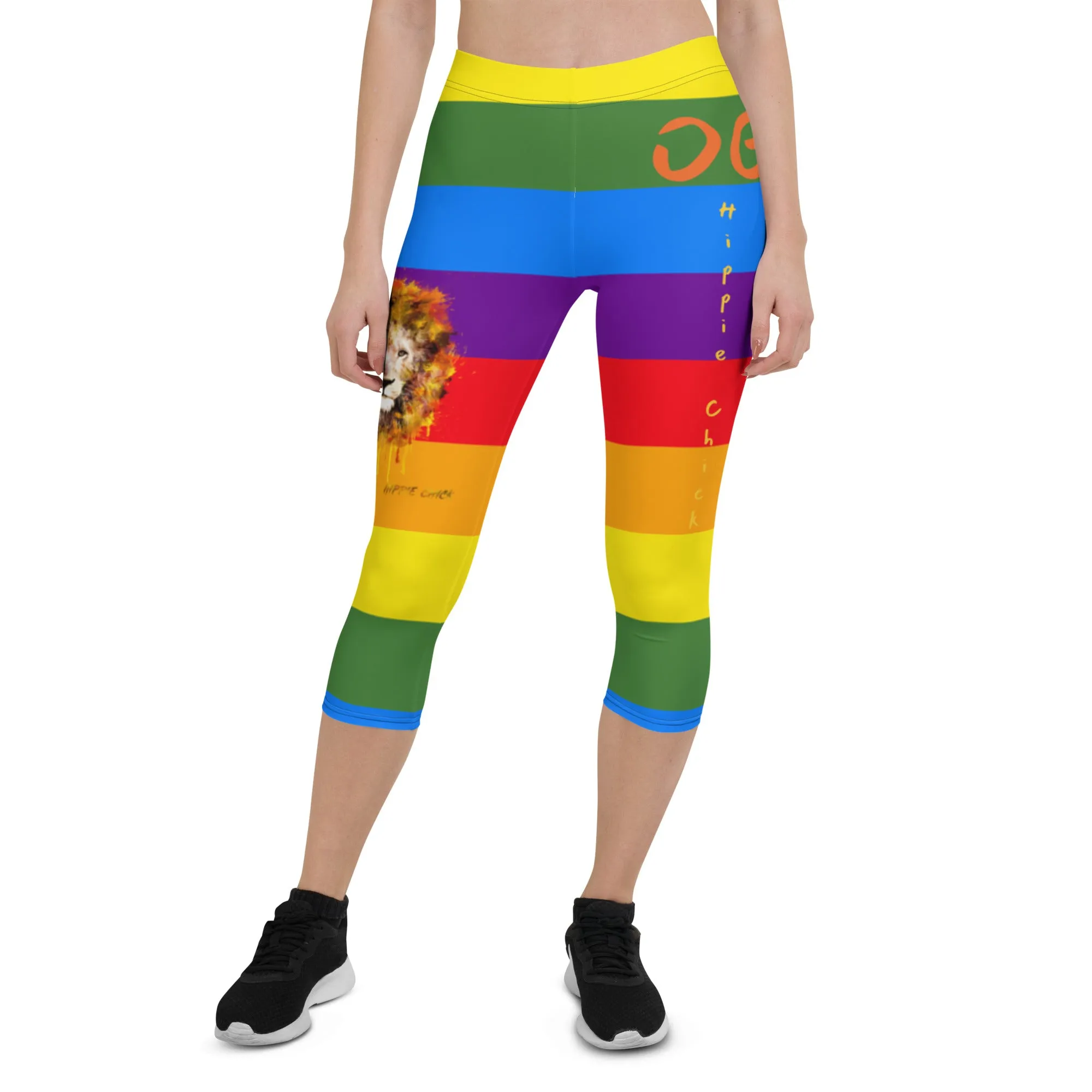 Rainbow Capri Leggings (short)