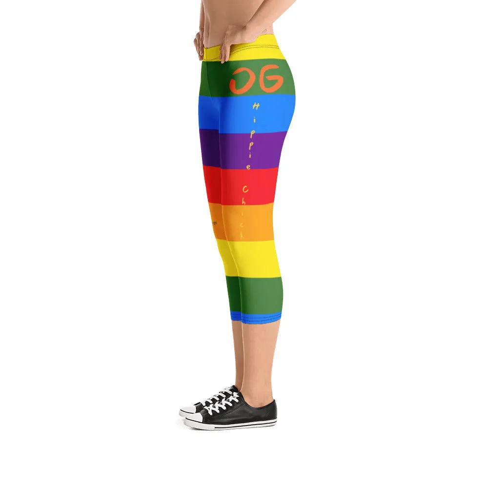 Rainbow Capri Leggings (short)