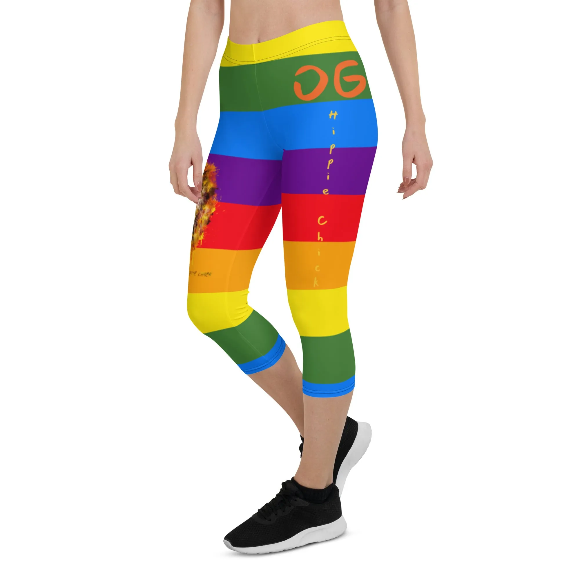 Rainbow Capri Leggings (short)