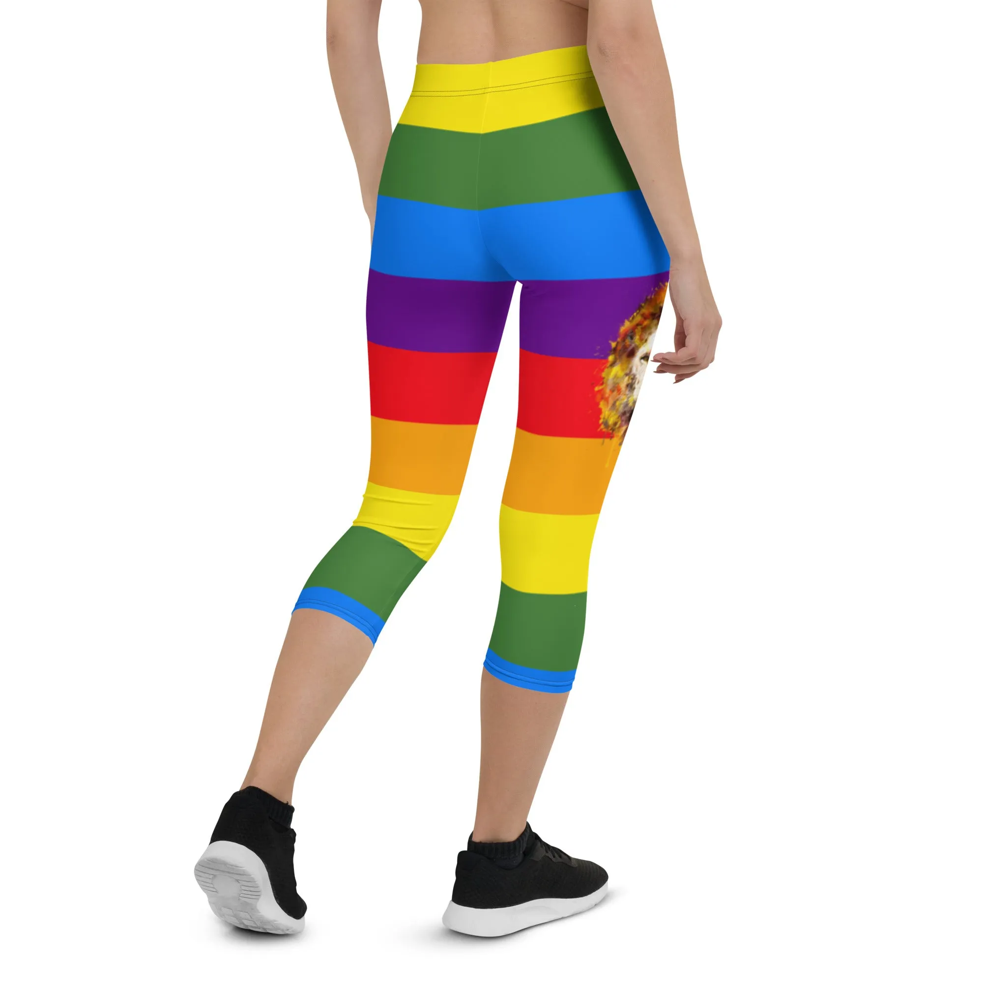 Rainbow Capri Leggings (short)