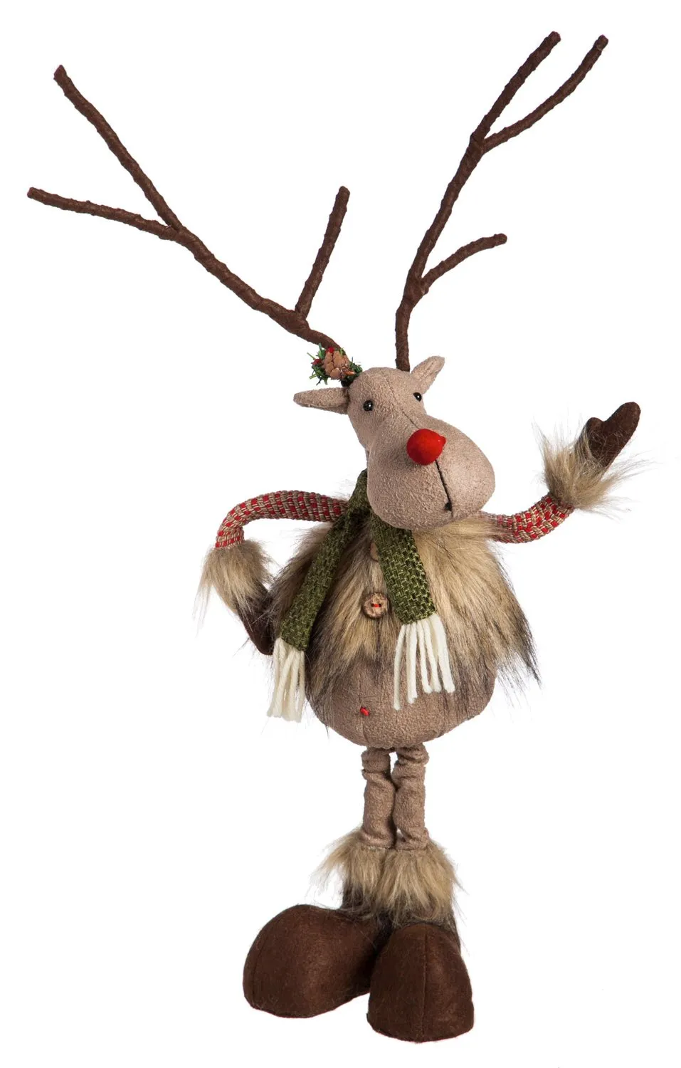 Reindeer Posable Plush Décor,8tan060