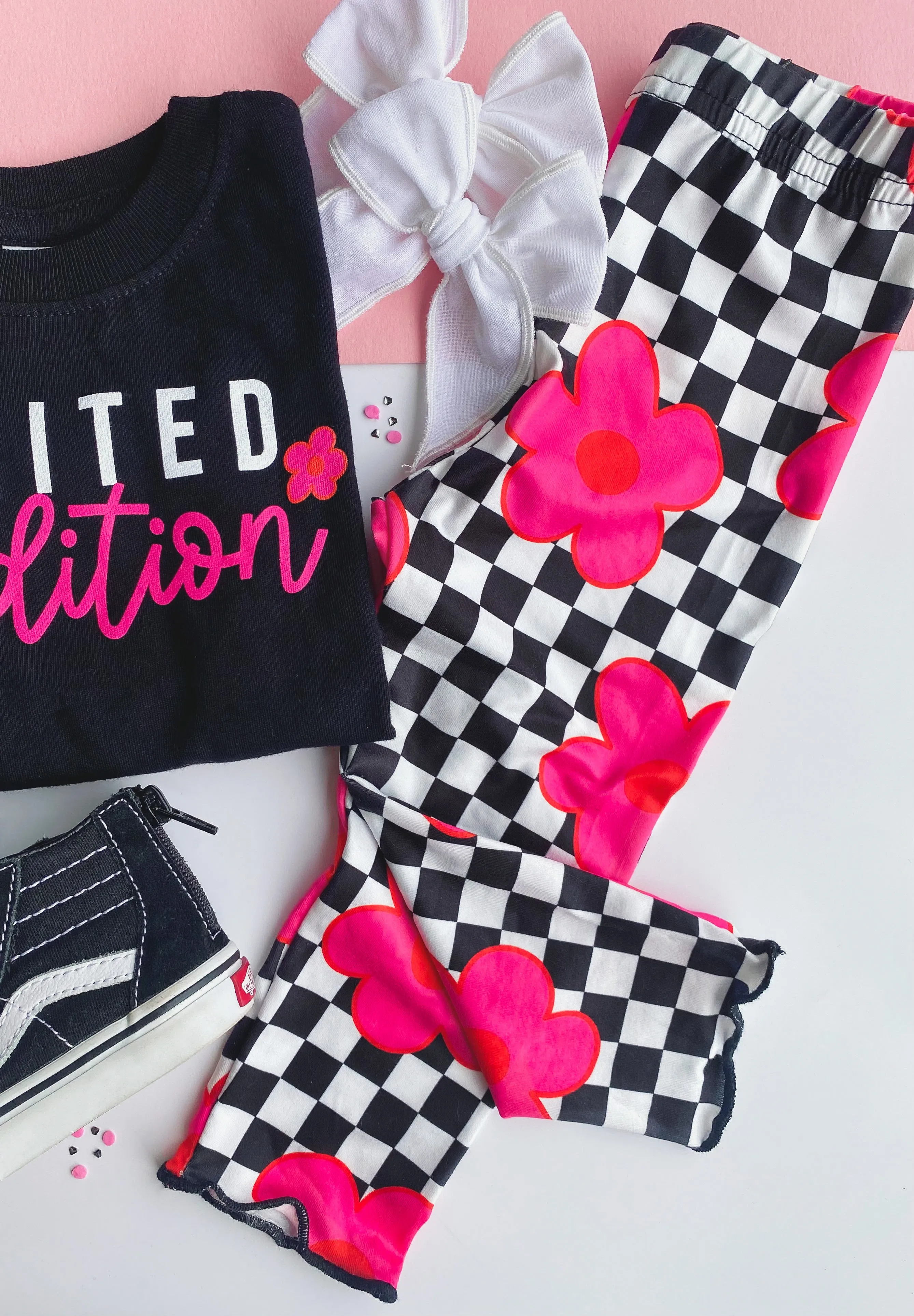 retro floral leggings