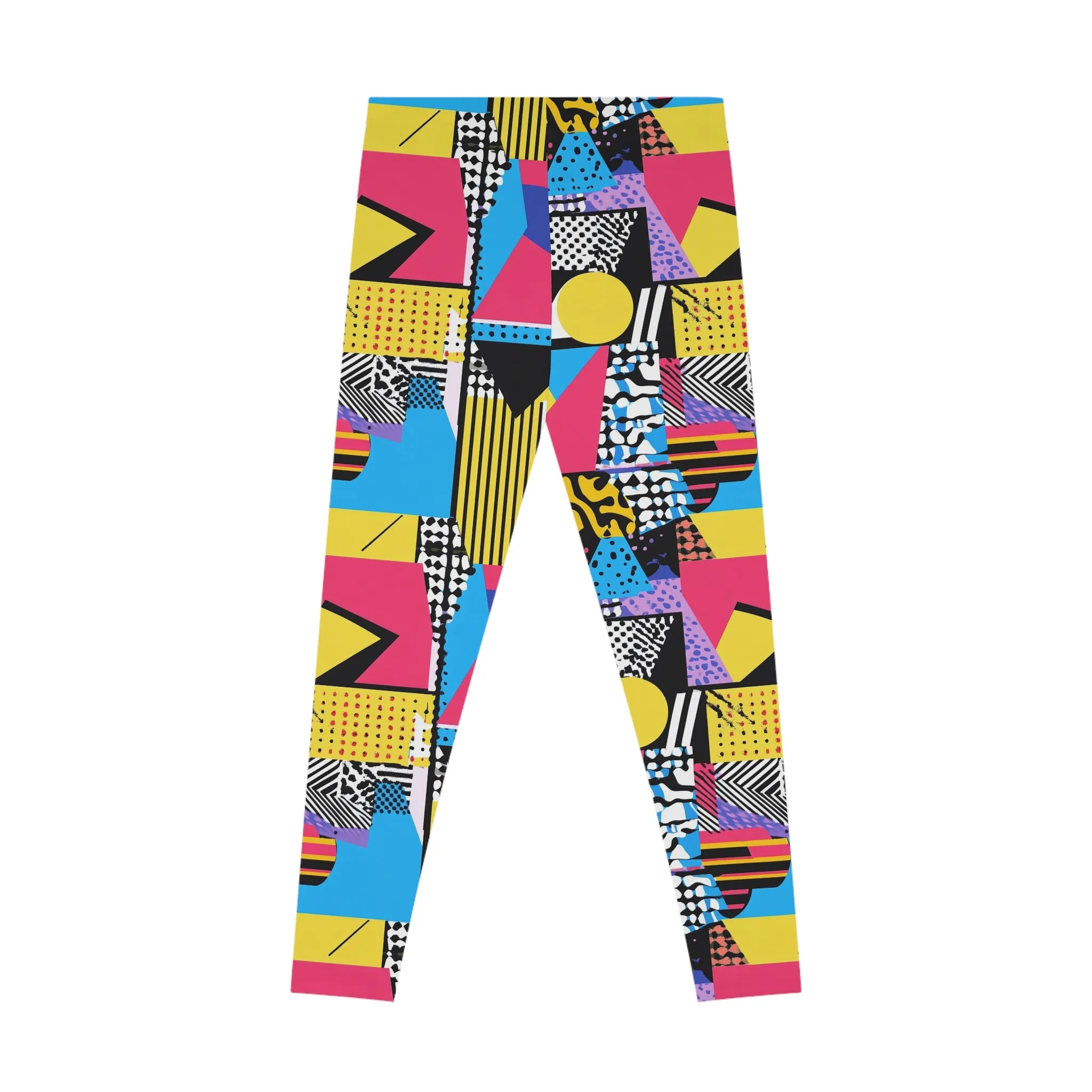 Retro Pop Vibe Stretchy Leggings for Active Lifestyle & Everyday Comfort