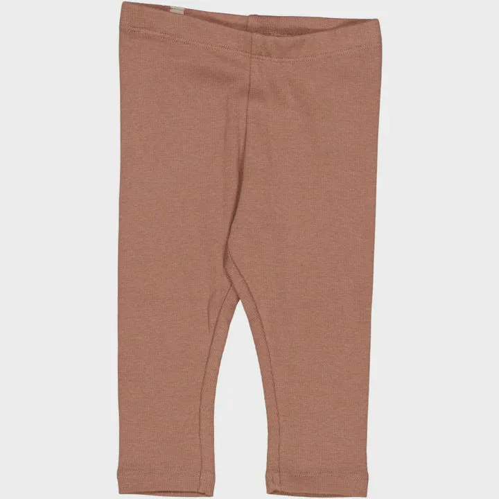 Rib Legging in Vintage Rose Baby