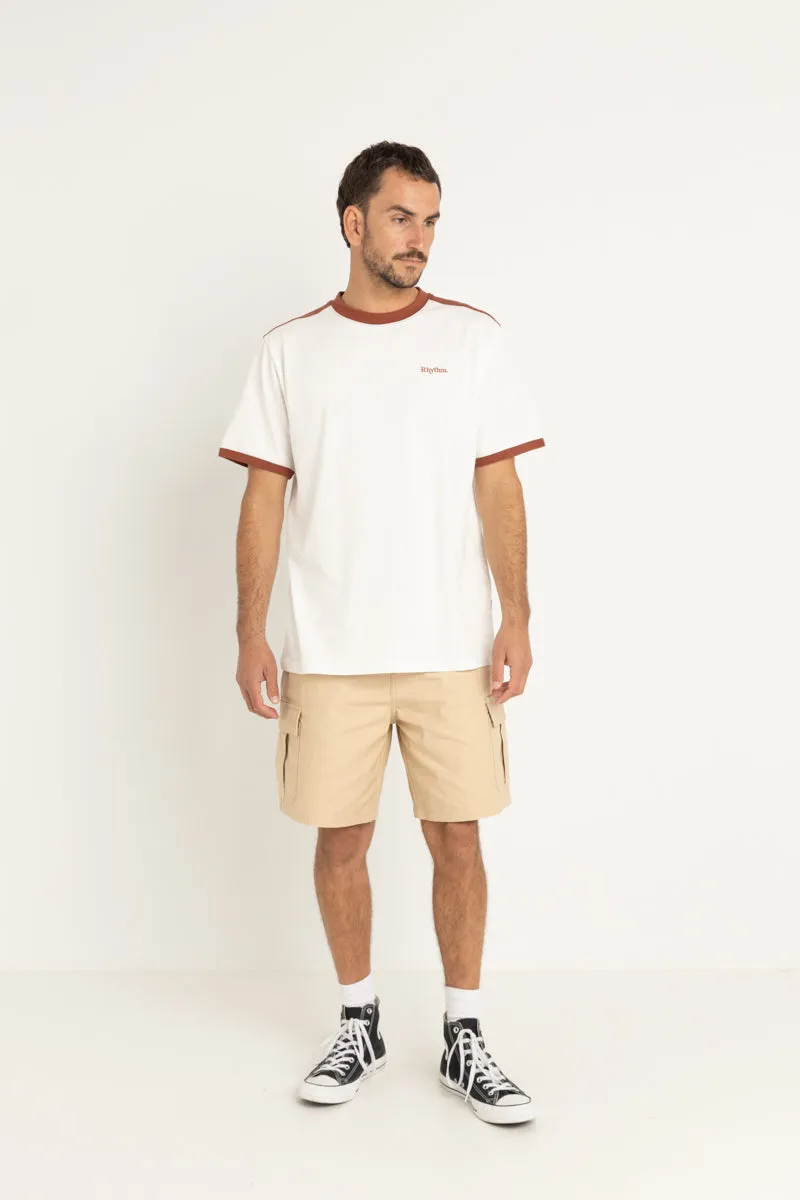 Ringer Ss T-Shirt Rust