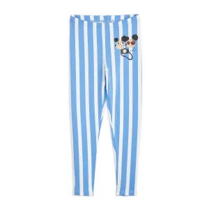 Ritzratz Stripe Leggings in Blue by Mini Rodini
