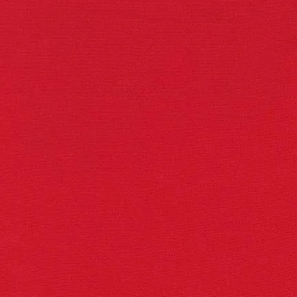 Robert Kaufman Fabric |  KONA Cotton Solid | 1296 Poppy