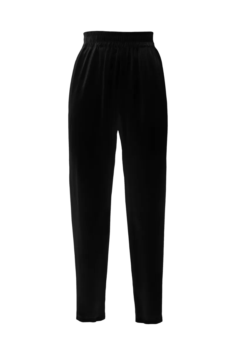 ROY BLACK: ORGANIC SILK PANTS