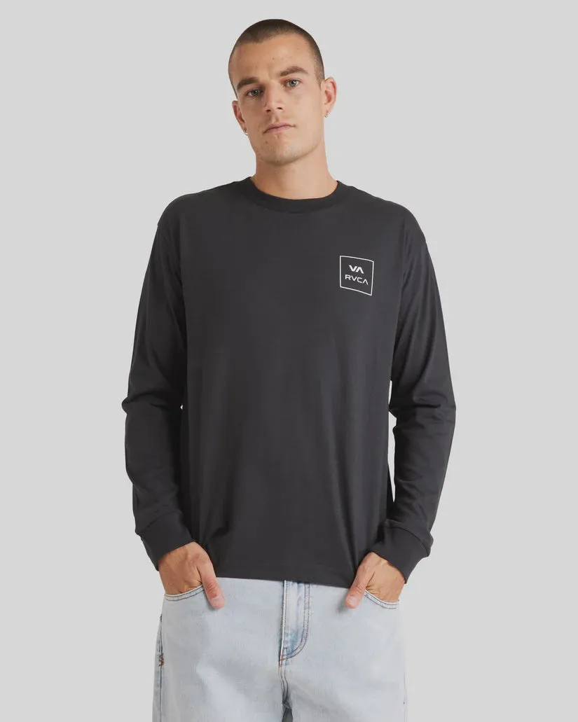 RVCA VA All The Ways LS Tee WASHED BLACK
