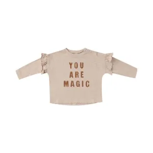 Rylee & Cru Oat You Are Magic Ruffle Tee