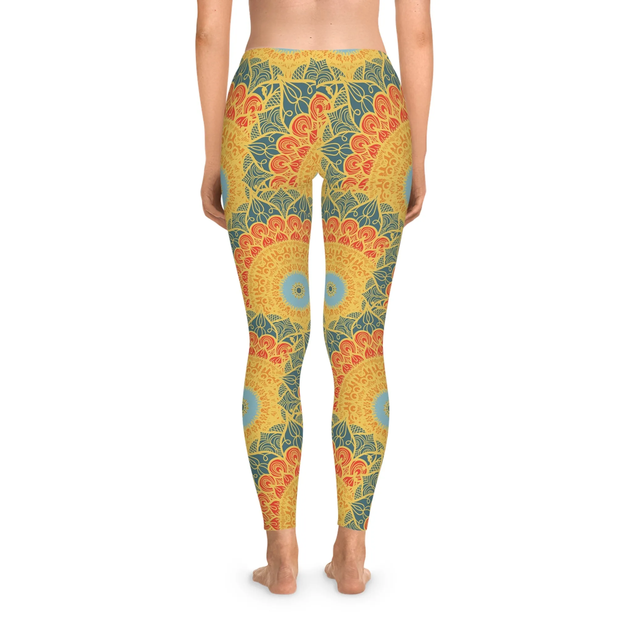 Sacred Spiral Stretchy Leggings