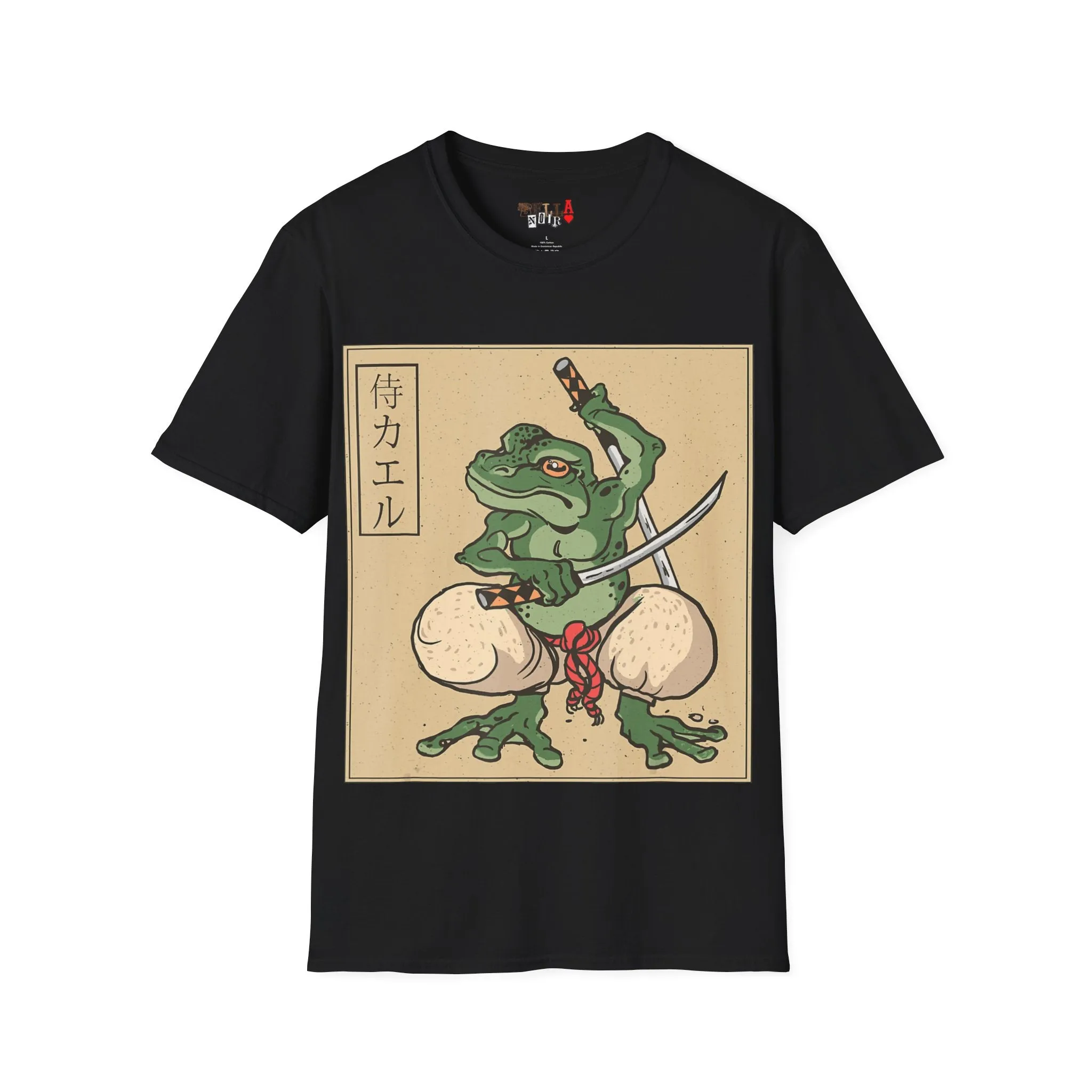 Samurai Frog Unisex Softstyle T-Shirt