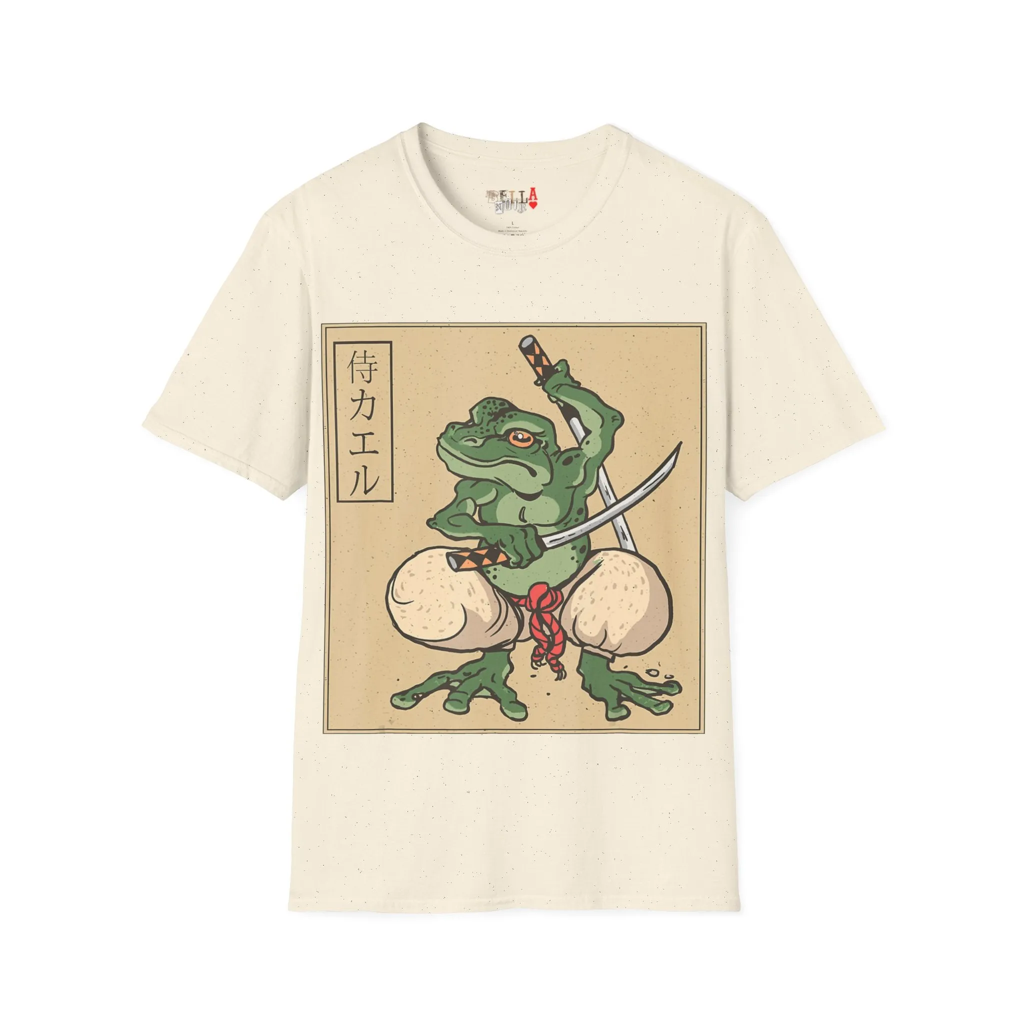 Samurai Frog Unisex Softstyle T-Shirt