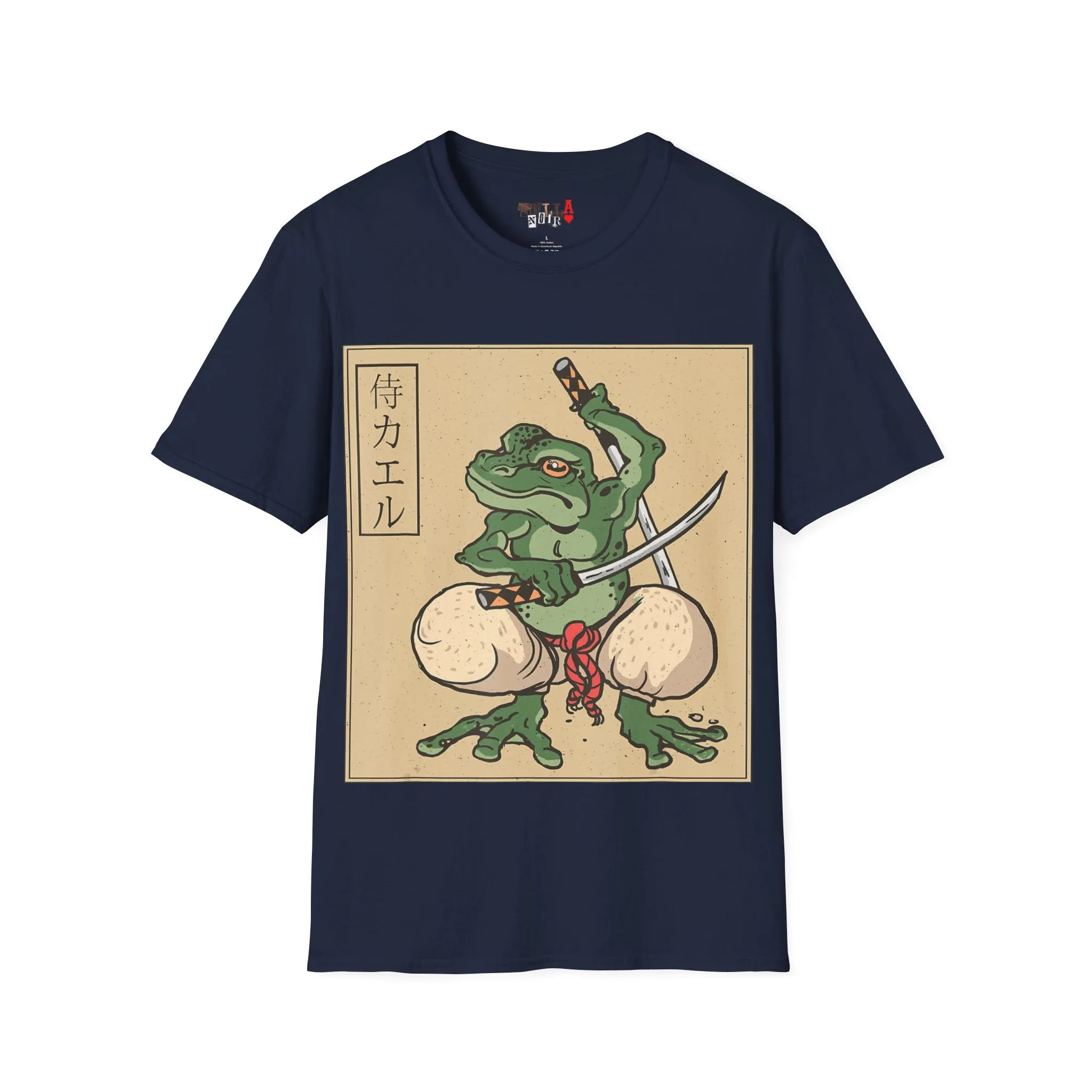 Samurai Frog Unisex Softstyle T-Shirt
