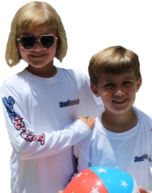Sandbar Sunday (S.I.) Toddler/Youth Stars and Stripes - Sebastian Inlet, Fl